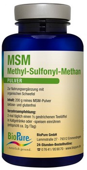 MSM SCHWEFELPULVER Pulver