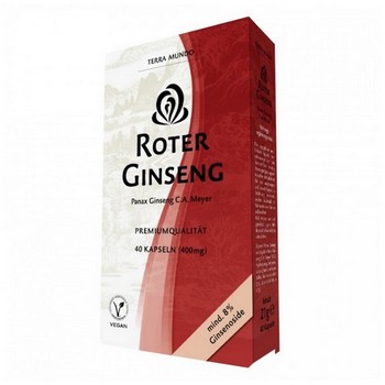 ROTER GINSENG 400 mg 8% von Terra Mundo Kapseln