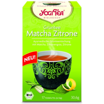 YOGI TEA Grüntee Matcha Zitrone Filterbeutel