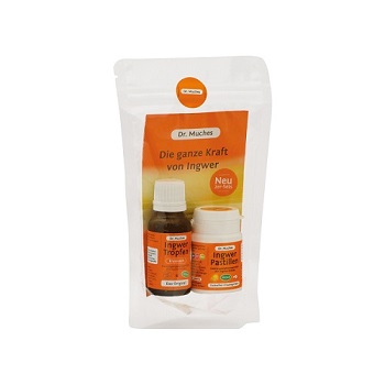 INGWER DR.MUCHES Kombipack Tropfen+Pastillen