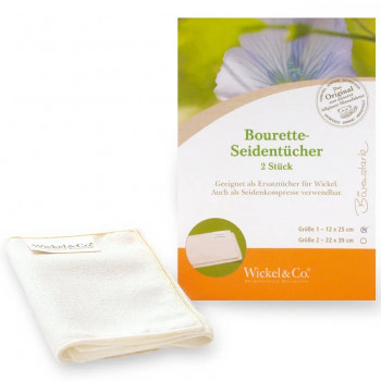 BOURETTE-Seidentücher Gr.1 12x25 cm